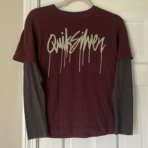 Quicksilver Boys long sleeve t-shirt. Size medium
